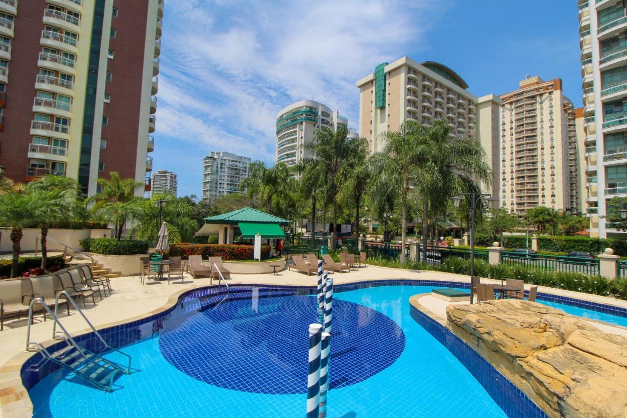 Barra Da Tijuca - 508 - De Frente Para Maravilhosa Piscina - Estacionamento Gratuito - Academia Comphania Atletica - Balsa Para Praia Gratis - Microondas - Geladeira Grande - Recepcao 24Horas - Wi-Fi - Com Pia Rio de Janeiro Exterior photo