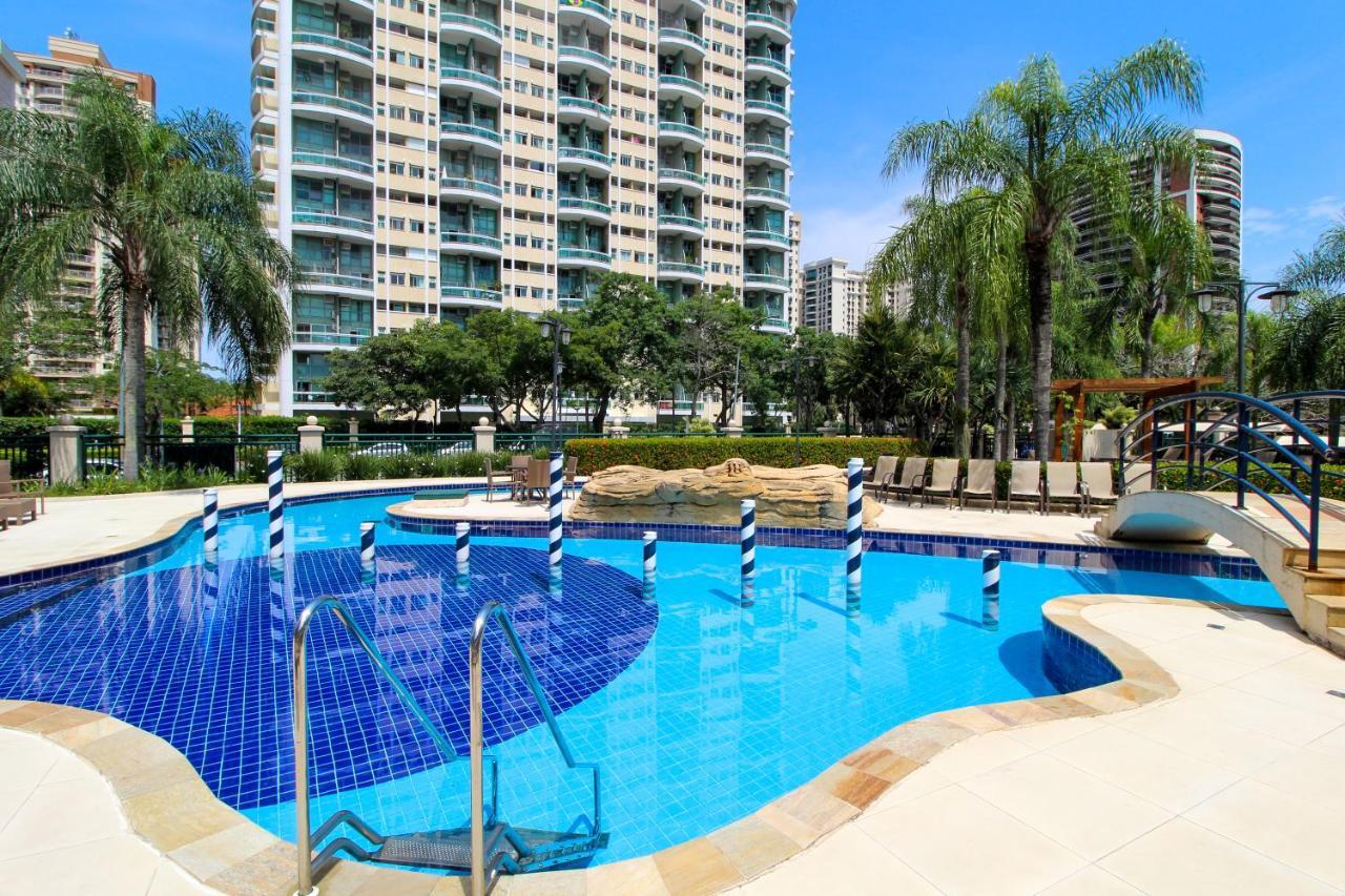 Barra Da Tijuca - 508 - De Frente Para Maravilhosa Piscina - Estacionamento Gratuito - Academia Comphania Atletica - Balsa Para Praia Gratis - Microondas - Geladeira Grande - Recepcao 24Horas - Wi-Fi - Com Pia Rio de Janeiro Exterior photo